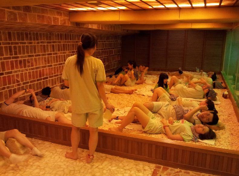 汗蒸房的床面和地面凹陷問(wèn)題